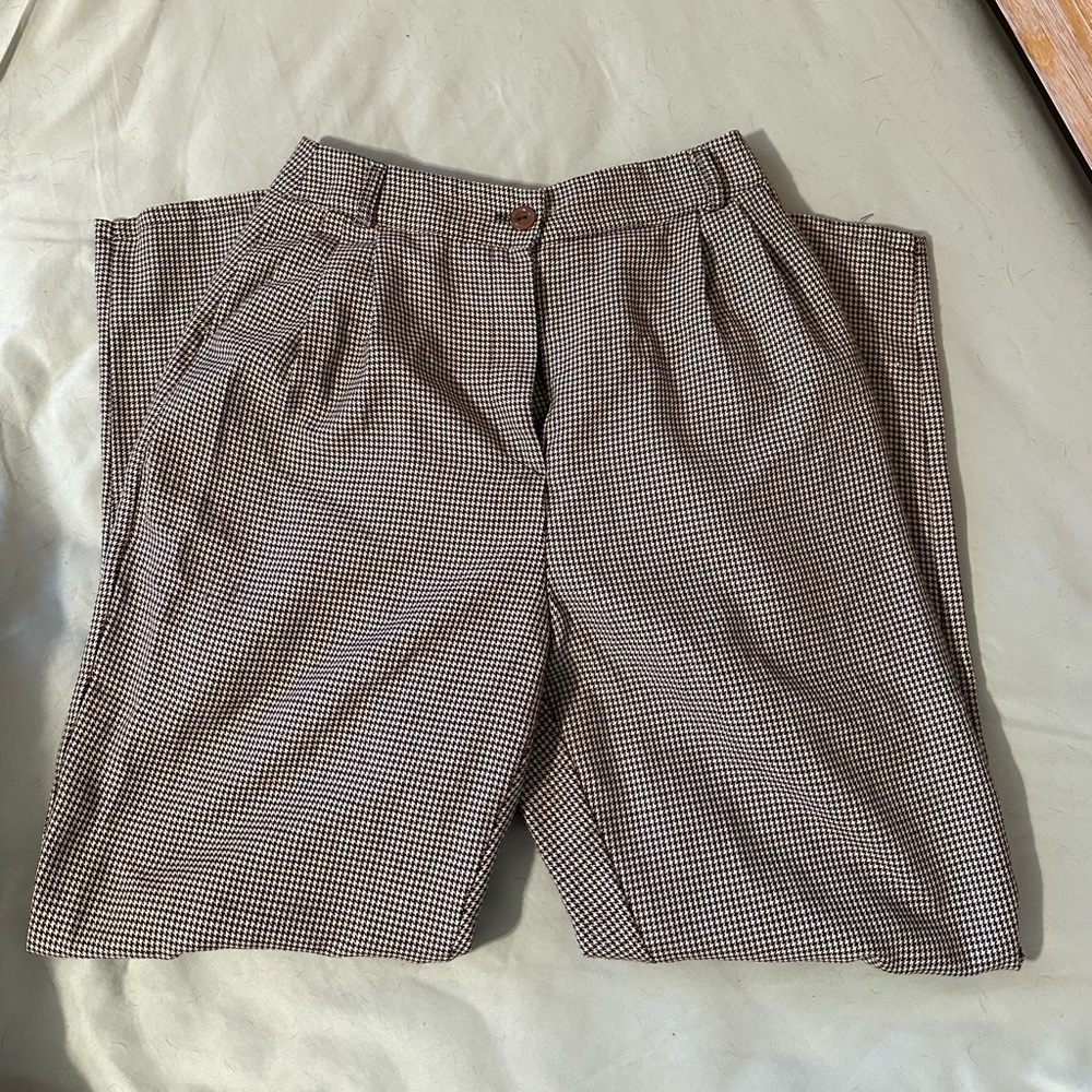 Nasty Gal Houndstooth Trousers